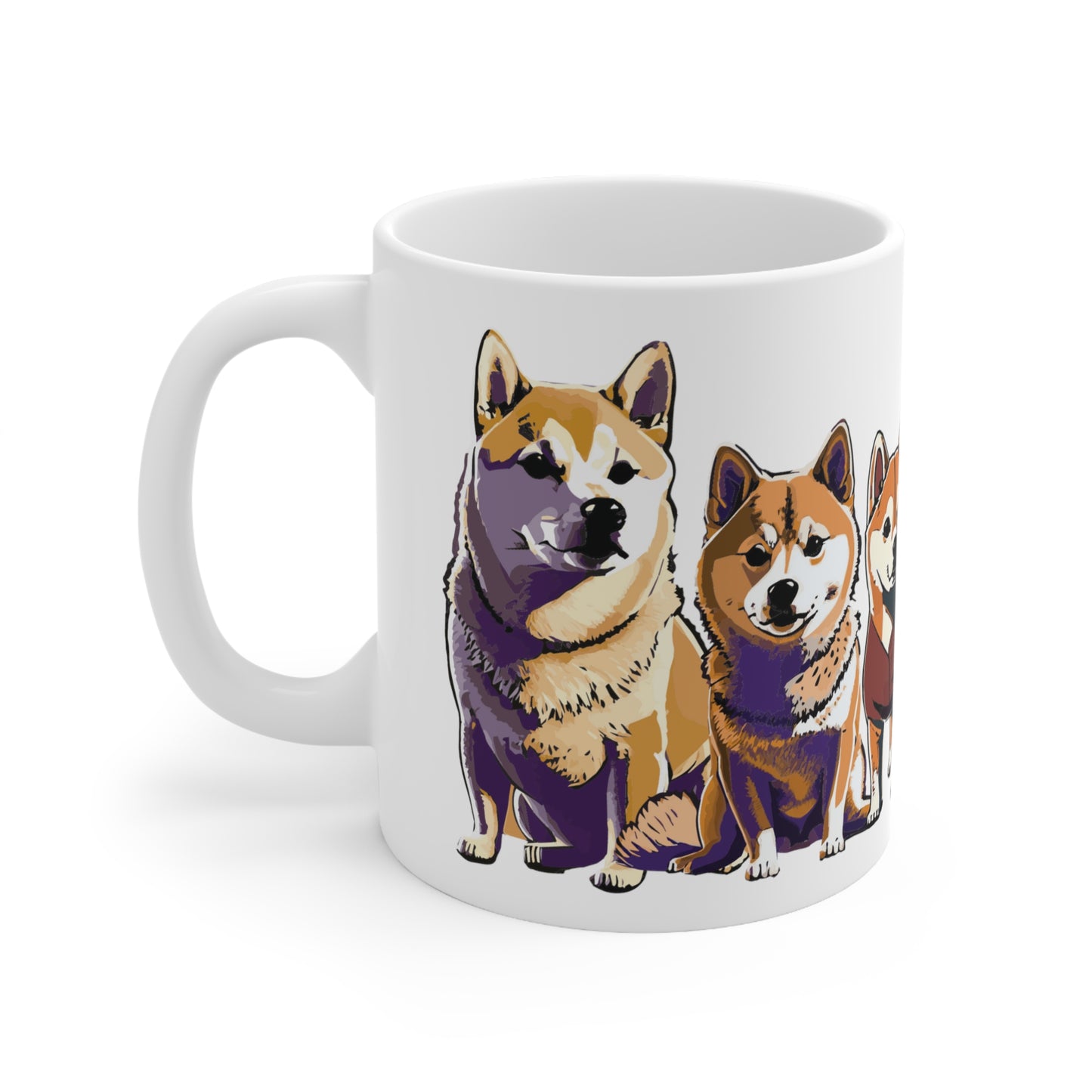 Shiba Inu Mug: Seven Cute Sheebs | 11oz Ceramic Mug