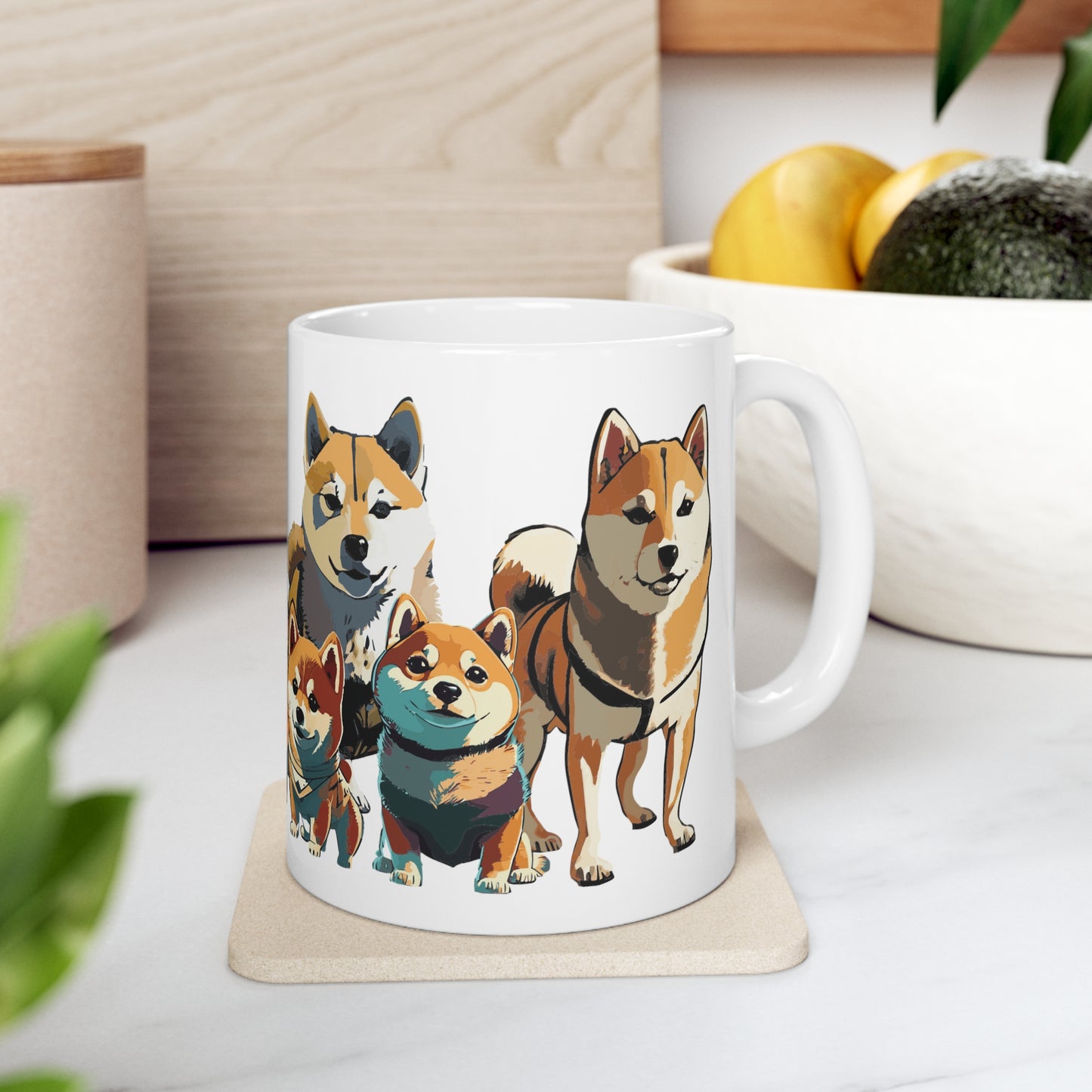 Shiba Inu Mug: Seven Cute Sheebs | 11oz Ceramic Mug