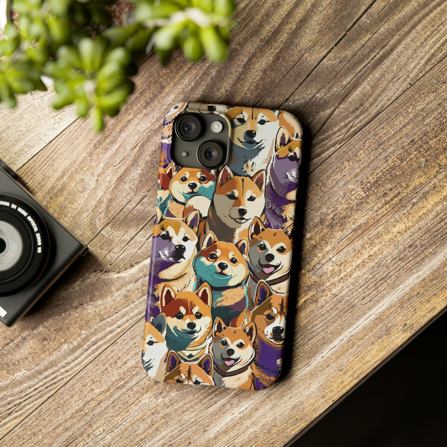 Shiba Inu iPhone 15 Case | Slim Phone Case