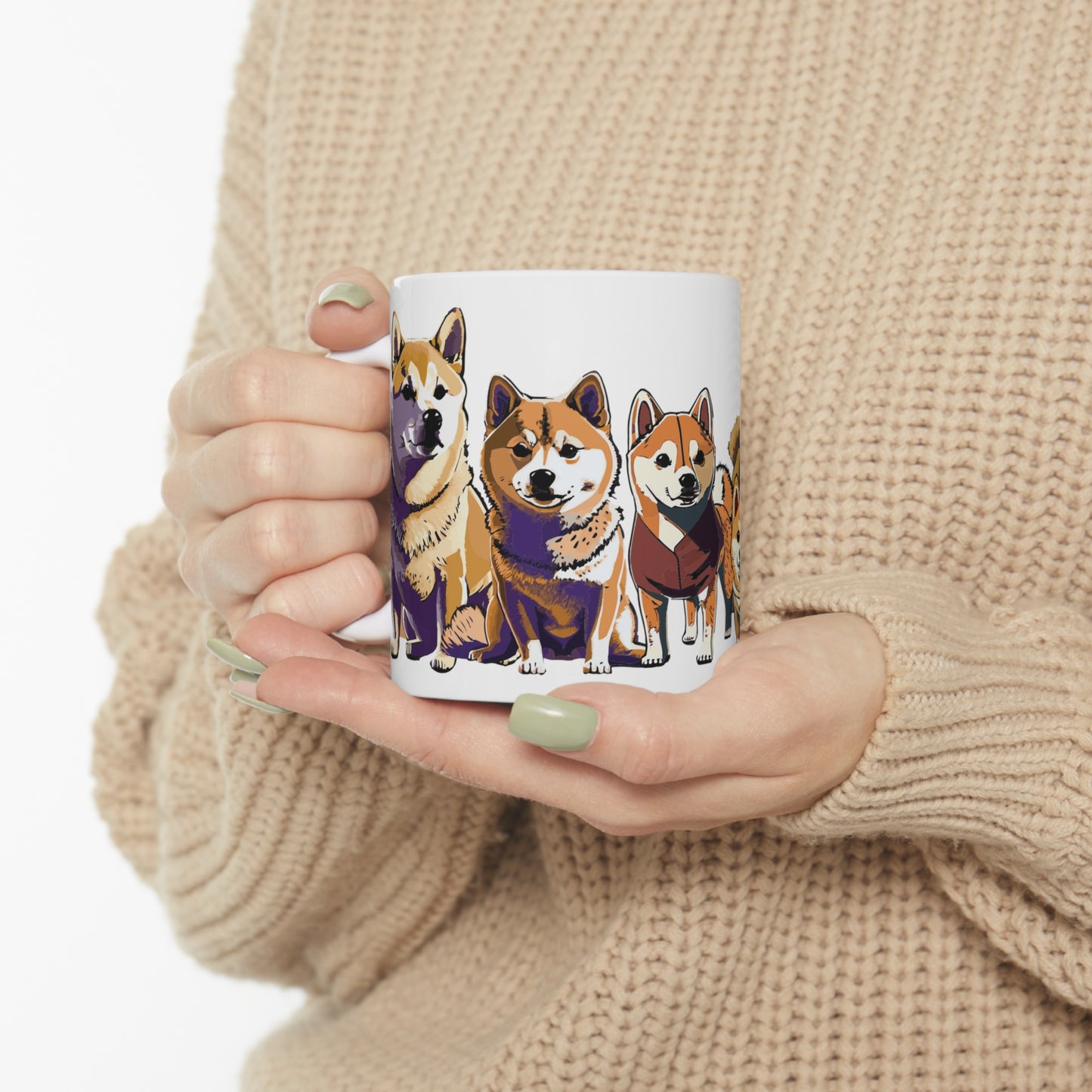 Shiba Inu Mug: Seven Cute Sheebs | 11oz Ceramic Mug