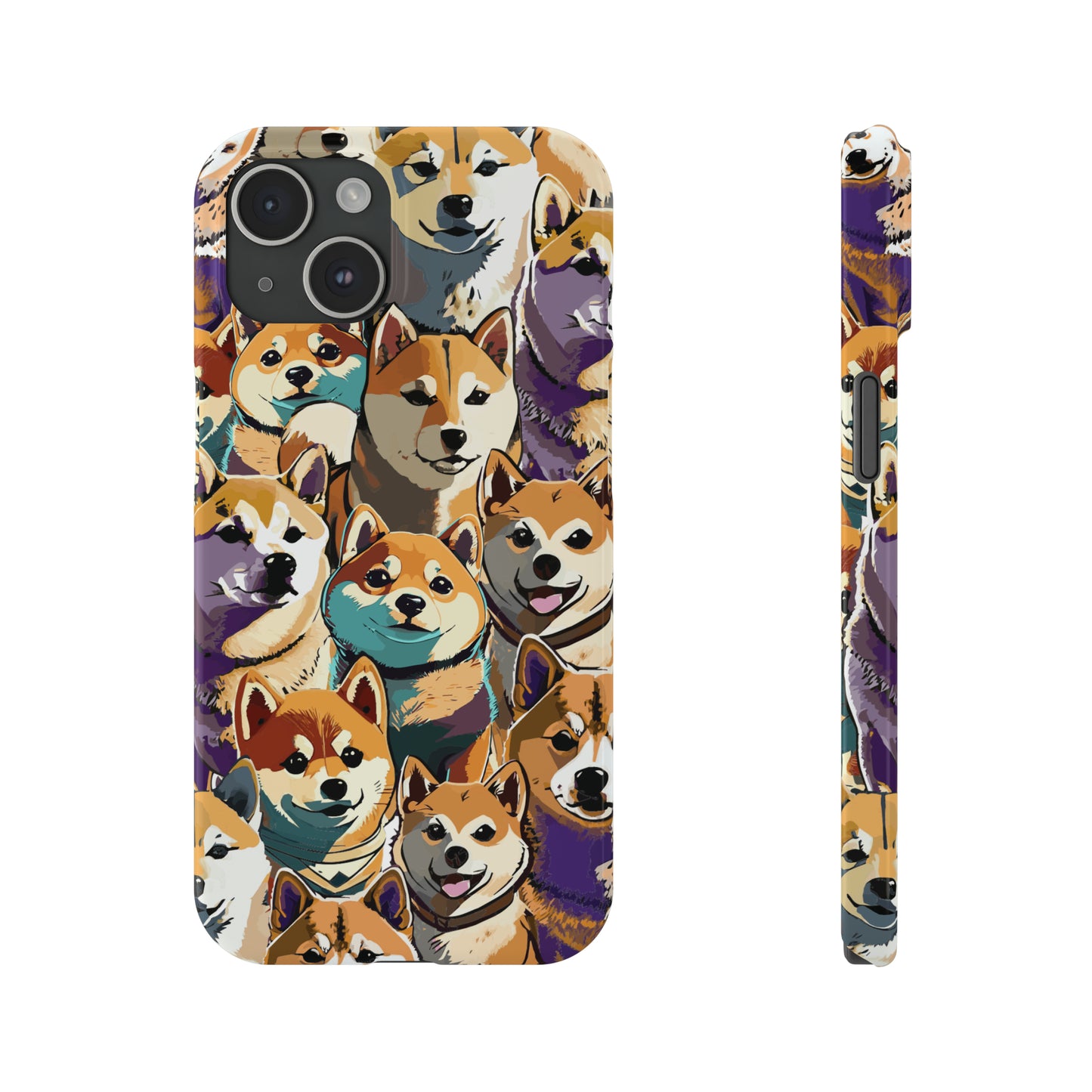 Shiba Inu iPhone 15 Case | Slim Phone Case