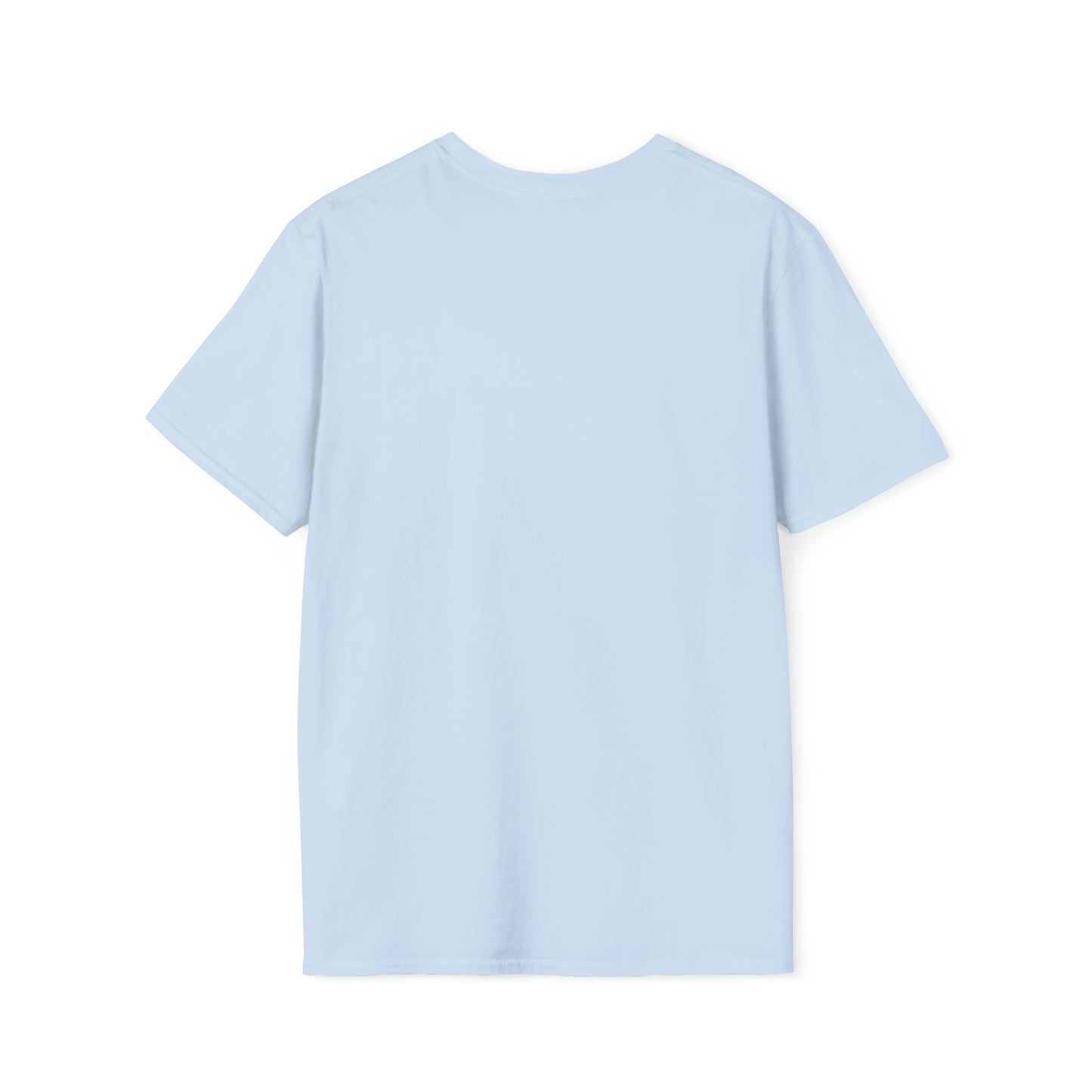 Corgi T-shirt in Light Blue | Unisex Softstyle T-Shirt