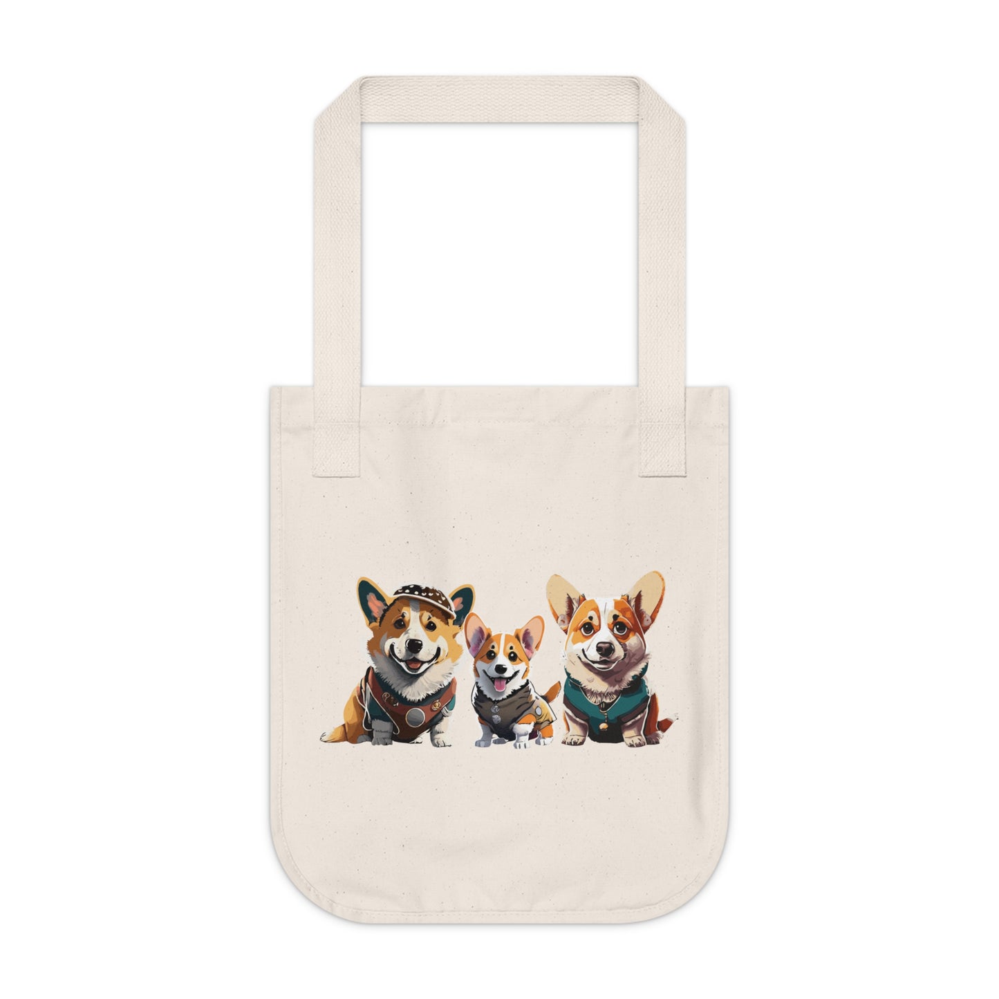 Renaissance Corgis | Organic Canvas Tote Bag