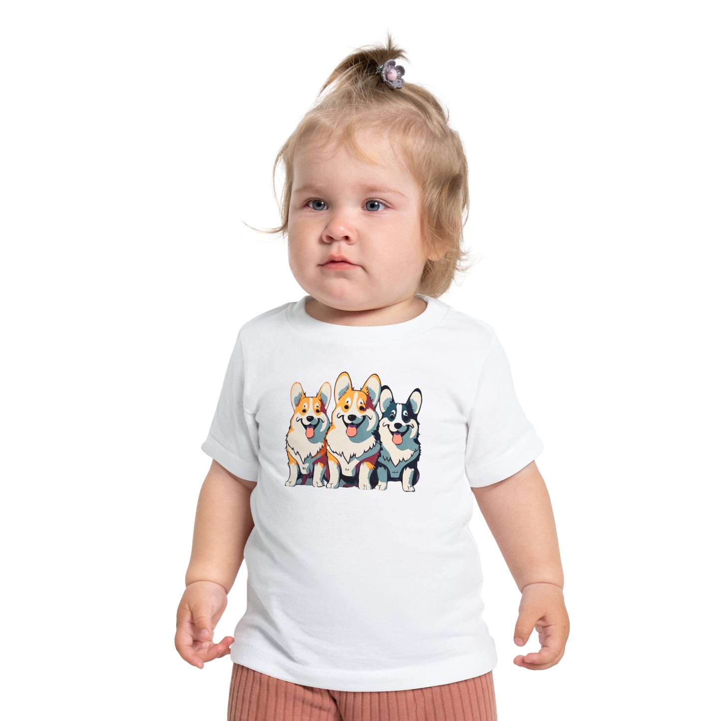 Cute Corgi Shirt for Baby | Short Sleeve T-Shirt