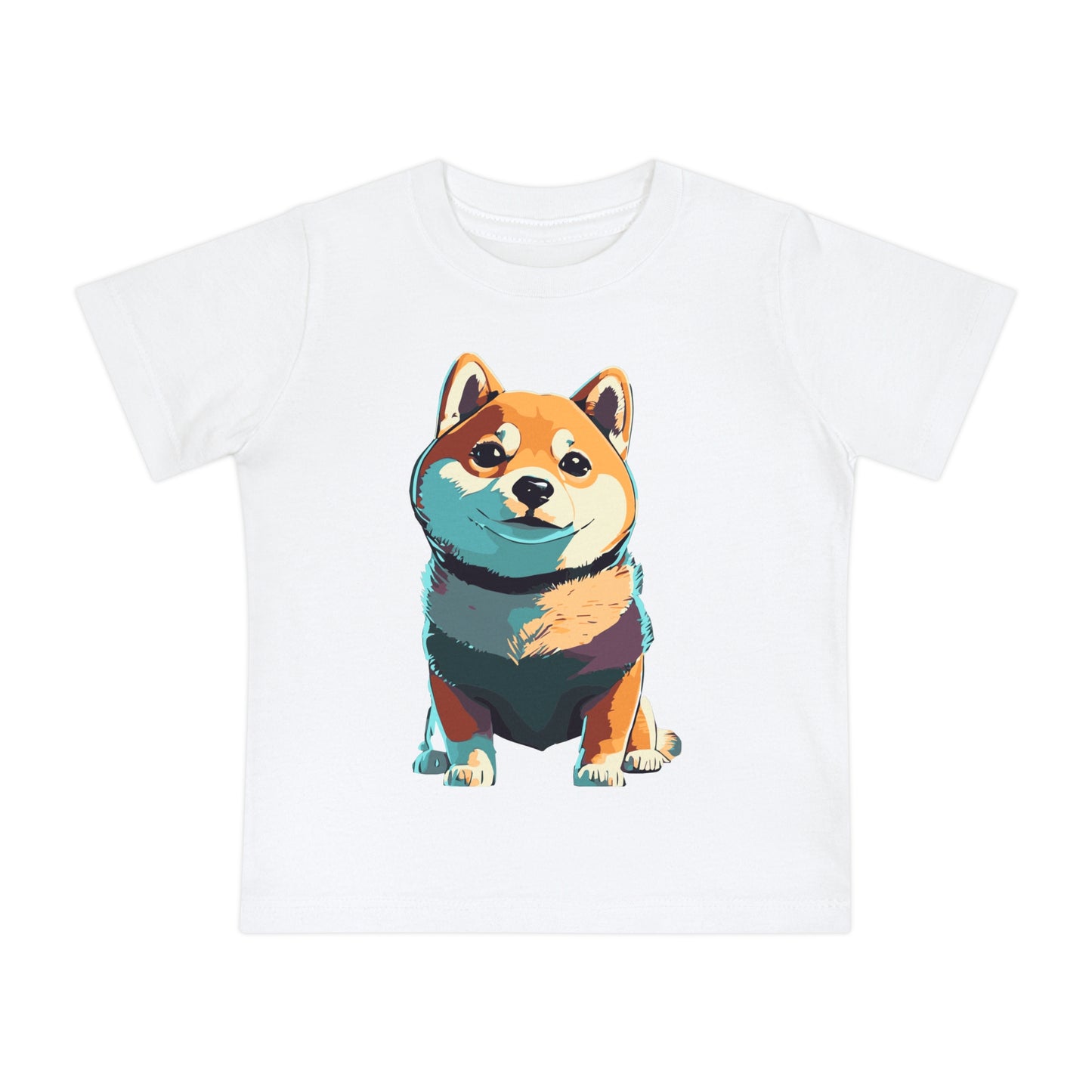 Cute Shiba Inu Shirt for Baby | Short Sleeve T-Shirt