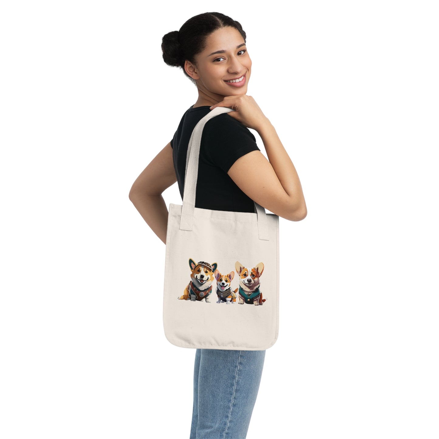 Renaissance Corgis | Organic Canvas Tote Bag