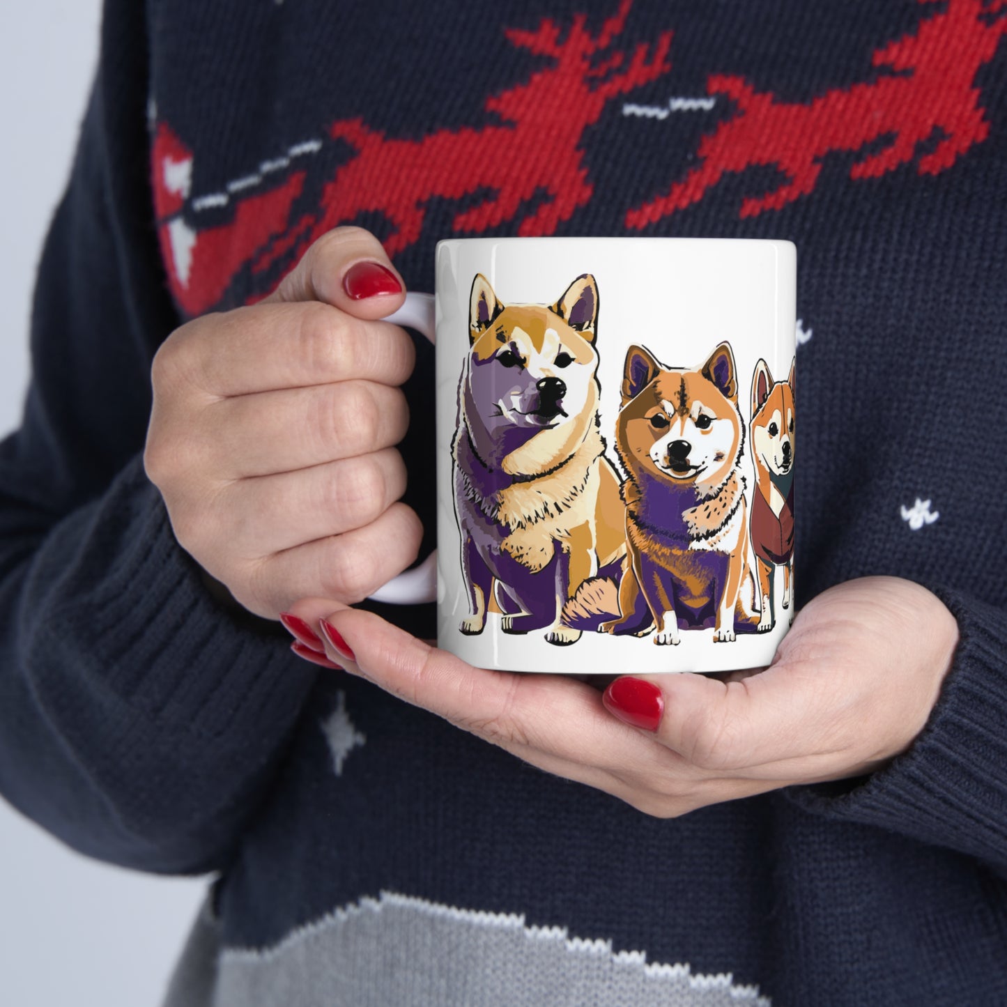 Shiba Inu Mug: Seven Cute Sheebs | 11oz Ceramic Mug